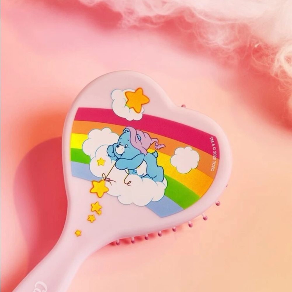 ! RARE NEW ! 50th Anniversary Bedtime Bear Care Bears Small Brush